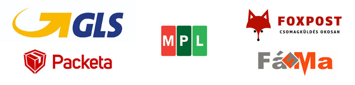 GLS, MPL, FoxPost, Féma, Packeta
